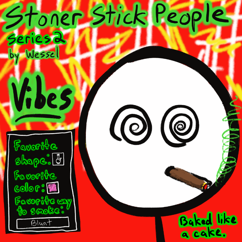 Stoner Stick People Series 2 #44 static token preview