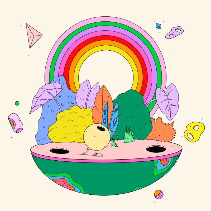 🌈🌴🪐 #252 static token preview