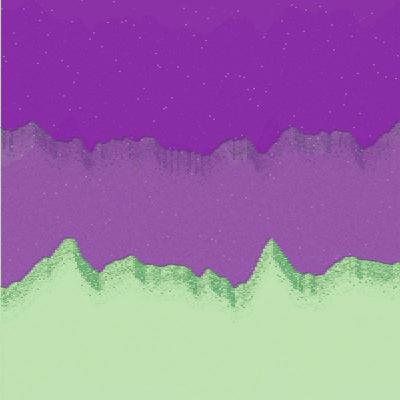 Glitched Mountains GT #225 static token preview