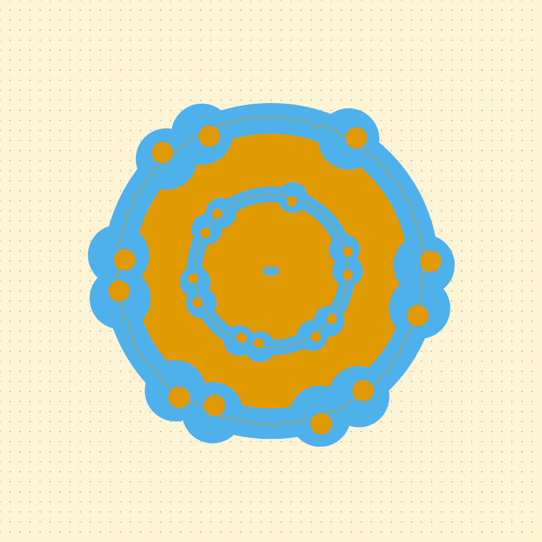 Circles on a dotted Grid #8 static token preview