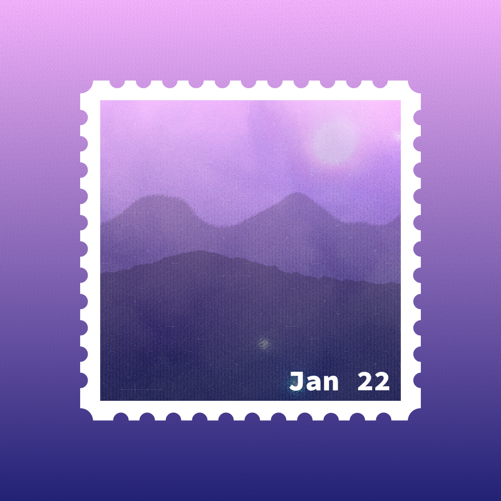 January 2022 stamp #19 static token preview