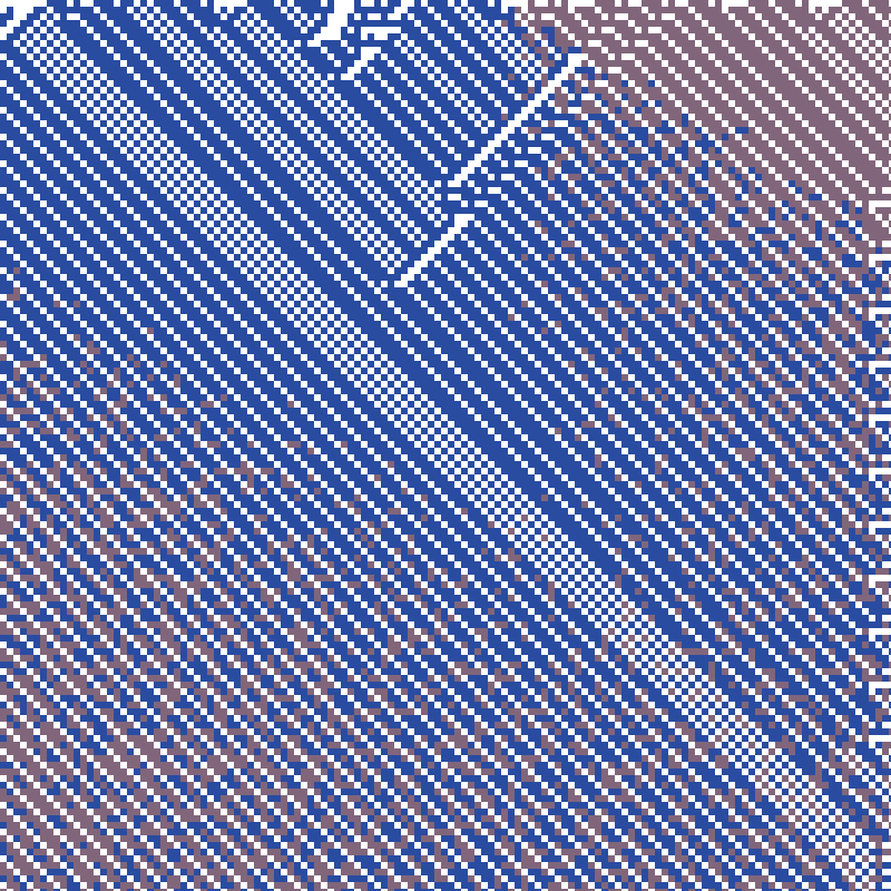 Colored Elementary Cellular Automaton #16 static token preview