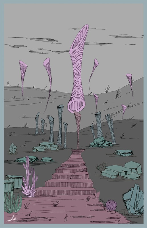 Skyward Garden #zentangle_world #15 static token preview