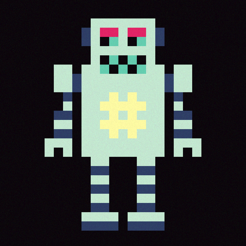 Pixelbots #9 static token preview
