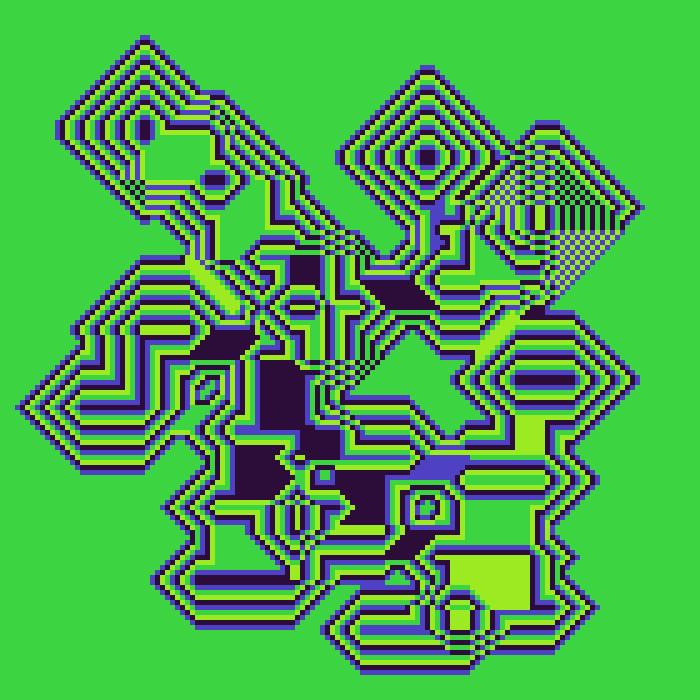 Superimposed Octagonal Pyramids #27 static token preview