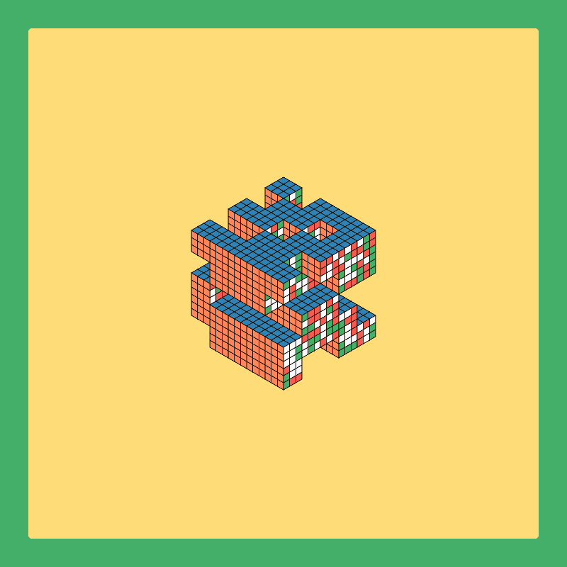 Rubik’s Fortress II #4 static token preview