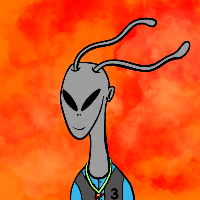 Alien Visitors #3 static token preview