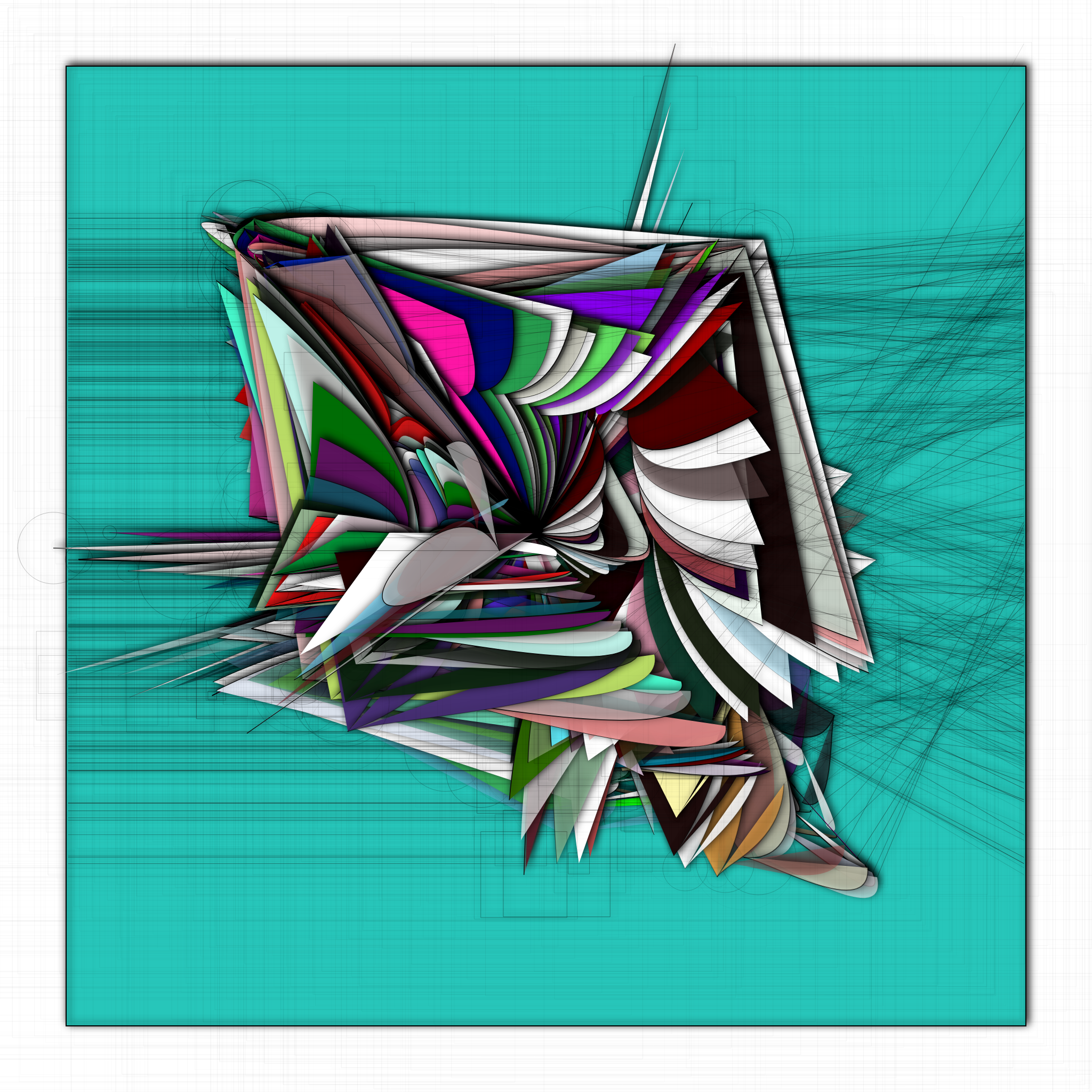 P5Js Thoughts V7 #11 static token preview
