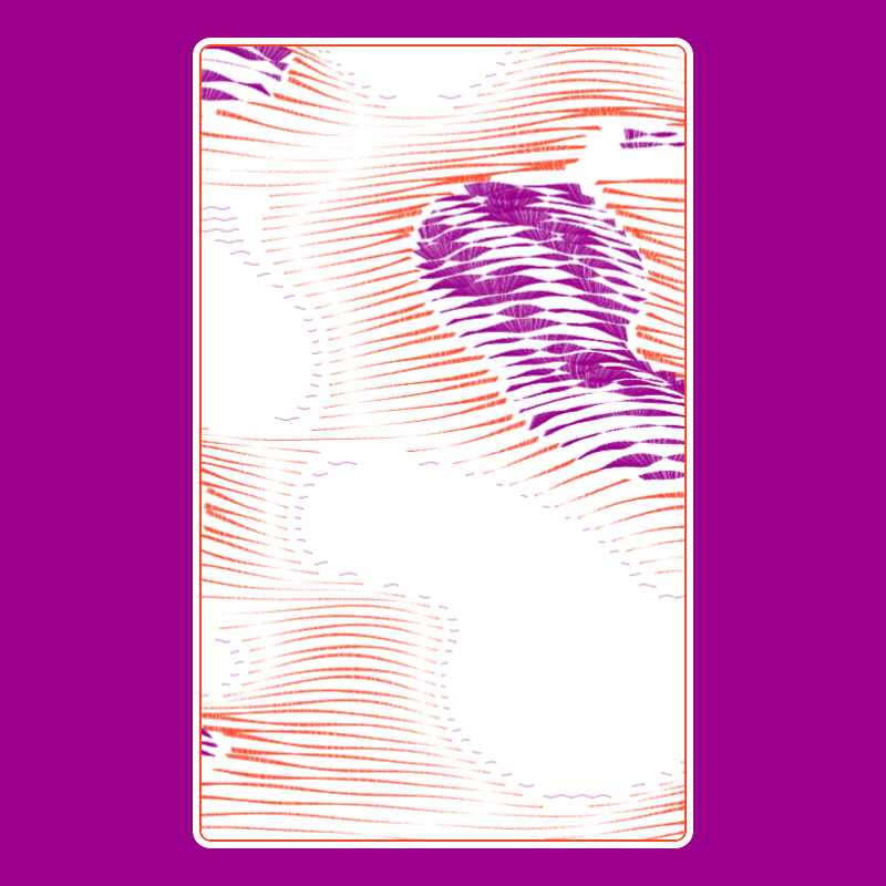 Topographic Playing Card #23 static token preview