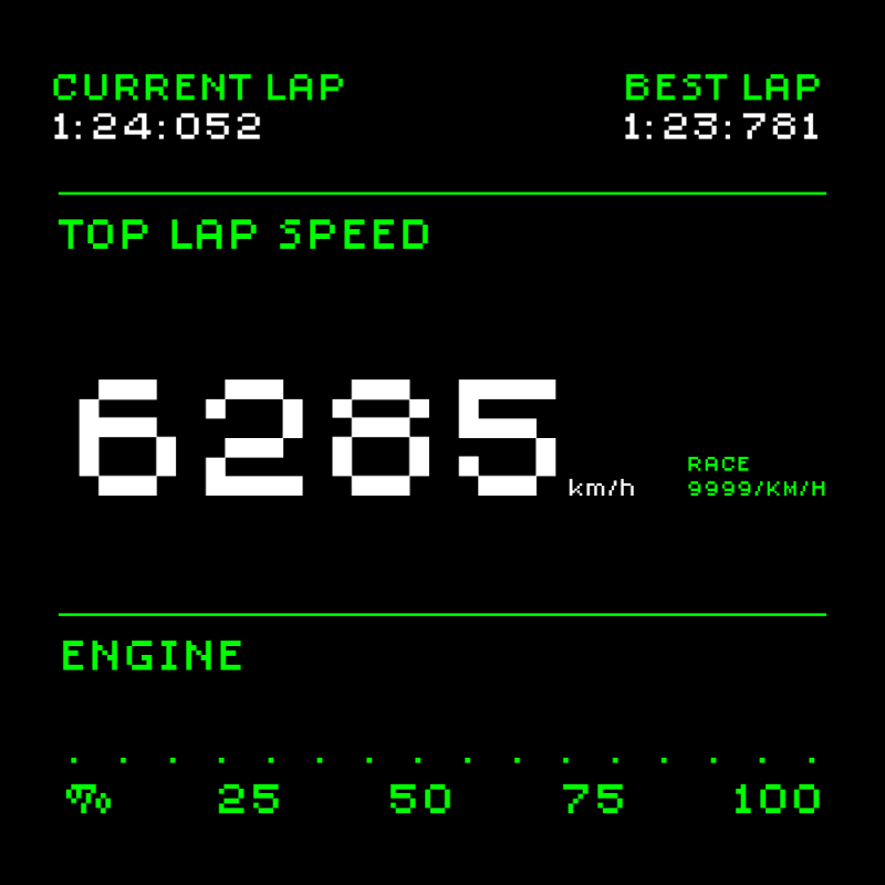 F-1RacingTez #495 static token preview