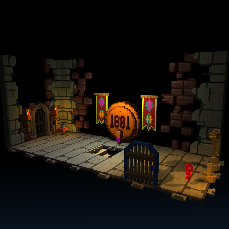 8-bit Dungeons #11 static token preview