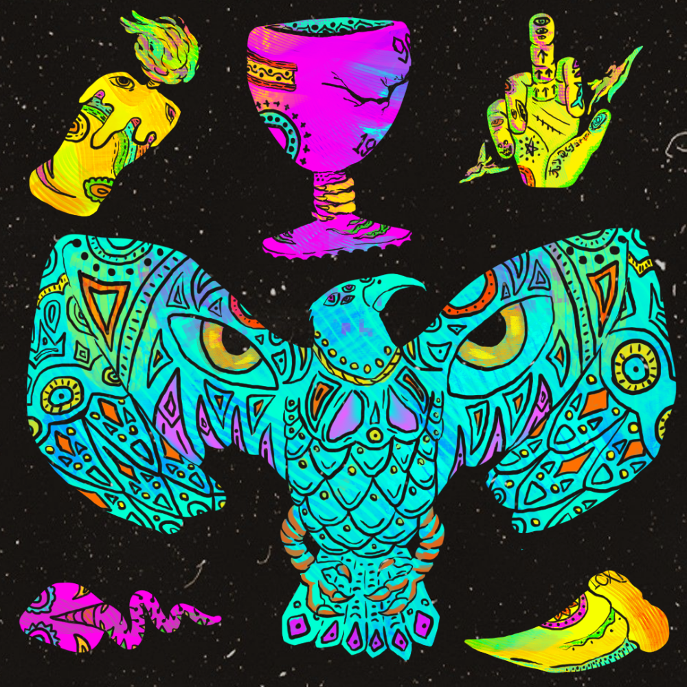 Neon Prophecies #7 static token preview