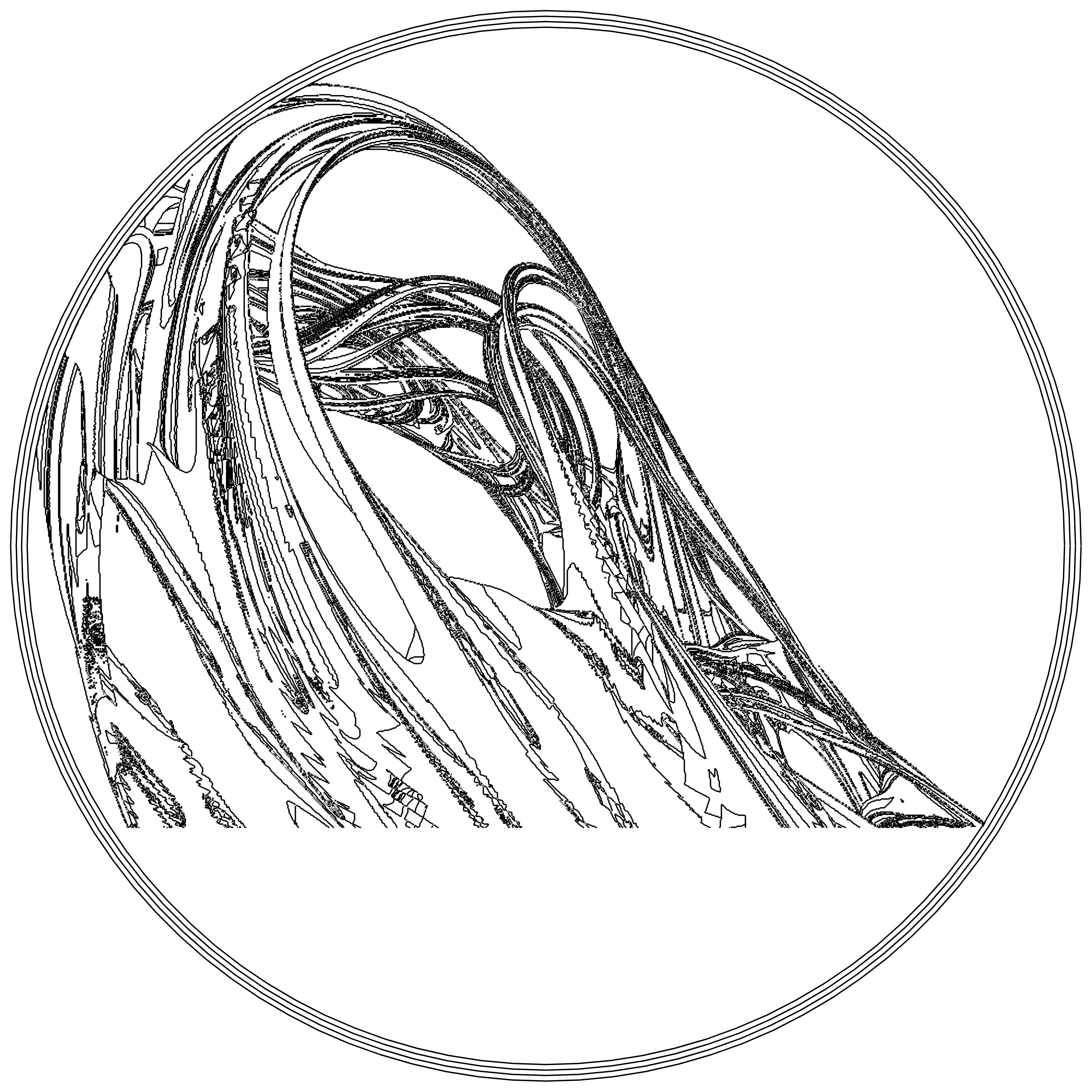 LL21 Fractal Contour #17 static token preview