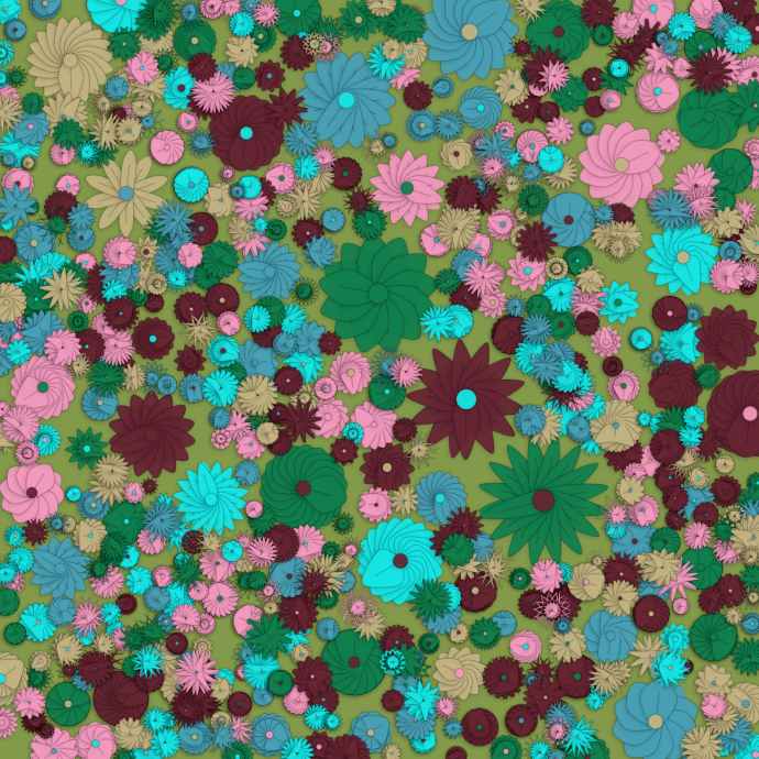 Flower garden #1 static token preview