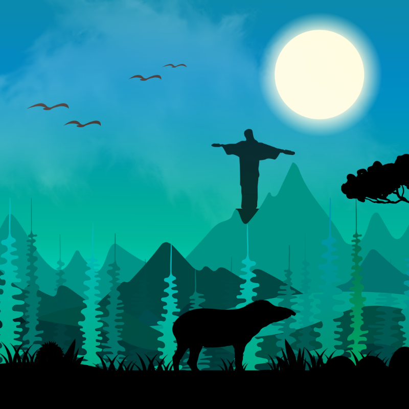 We Care...Brazilian tapir #7 static token preview