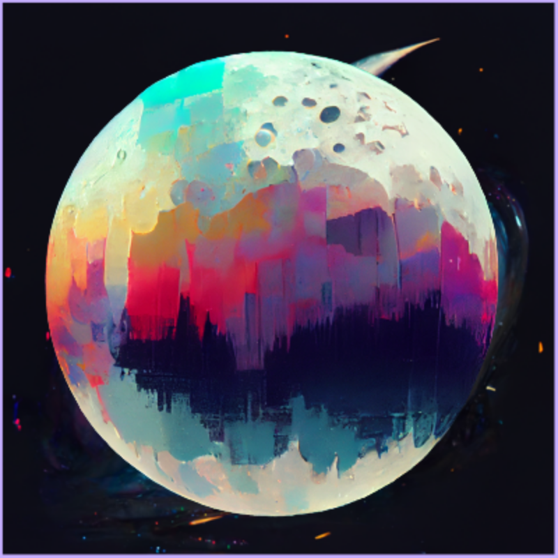 Moon Study #20 static token preview