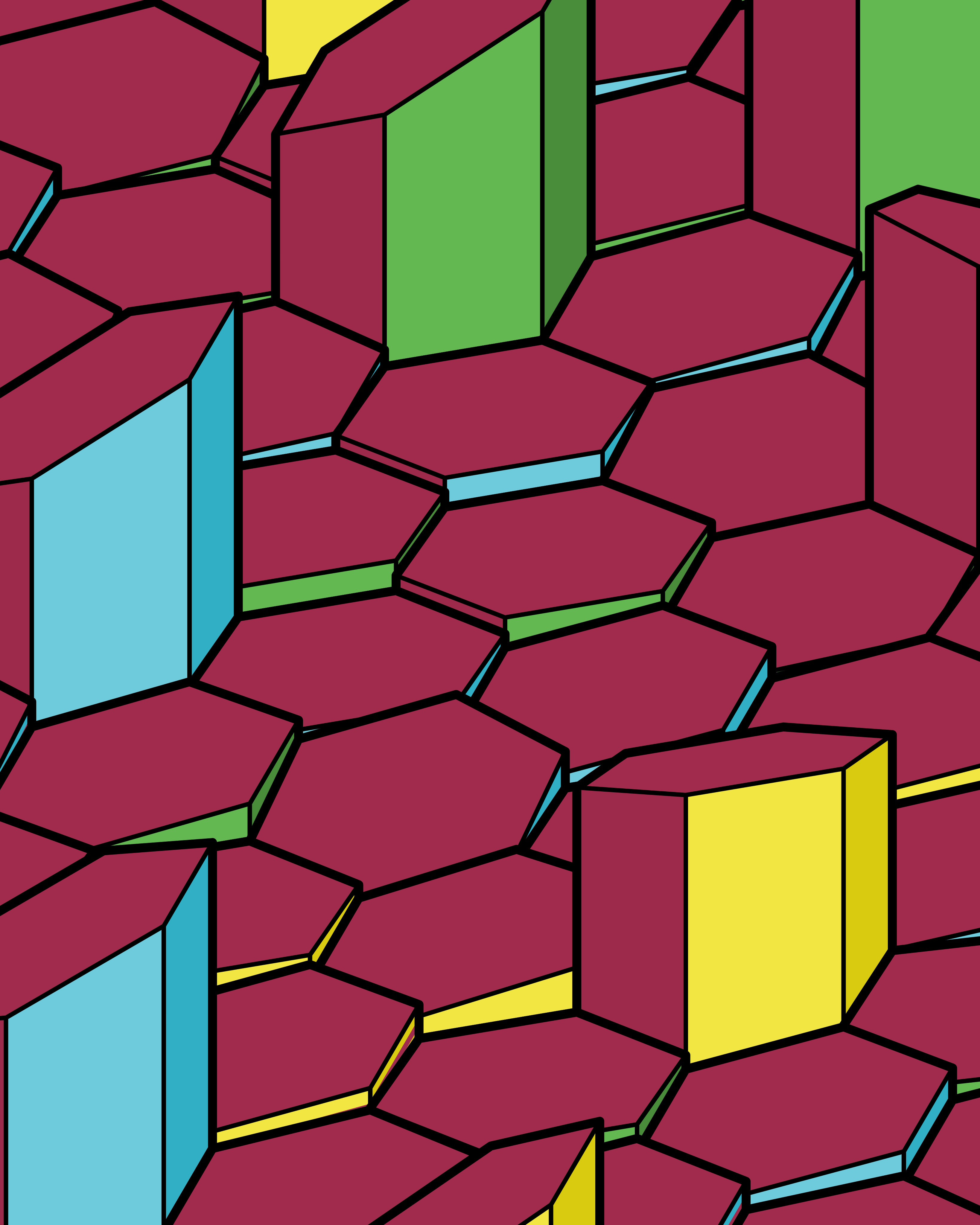 Hexagones Landscape #15 static token preview