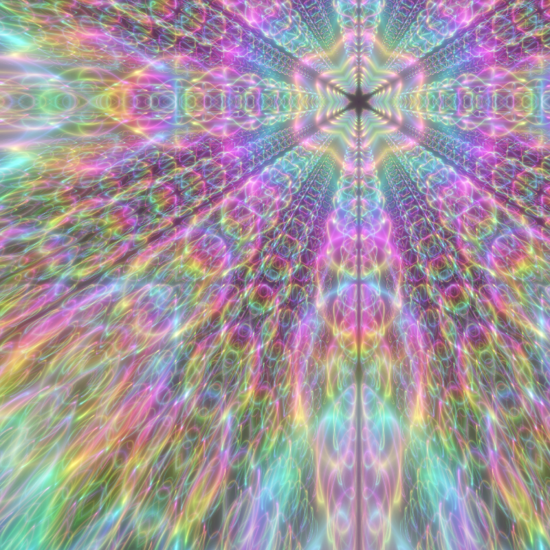 Fluorescent Hexagram #12 static token preview