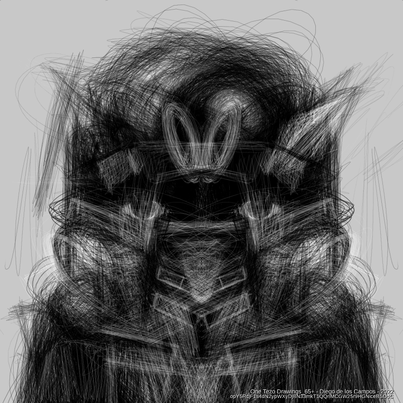 One Tezo Drawings_65+ #14 static token preview