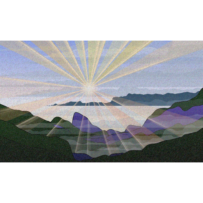 Sunrise over a Mountain Lake #22 static token preview