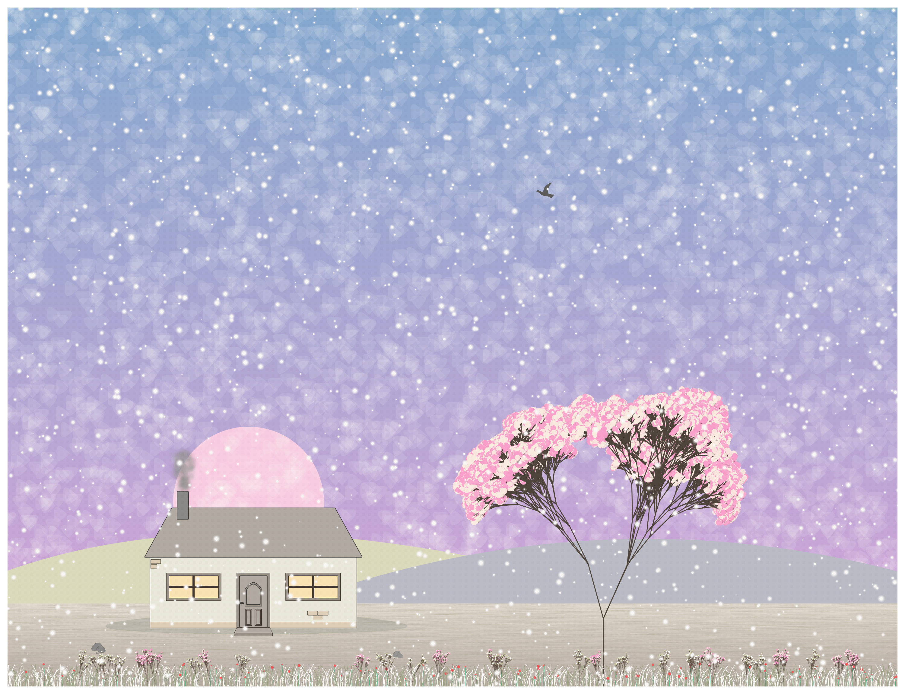 First Snow in La Invernada #3 static token preview