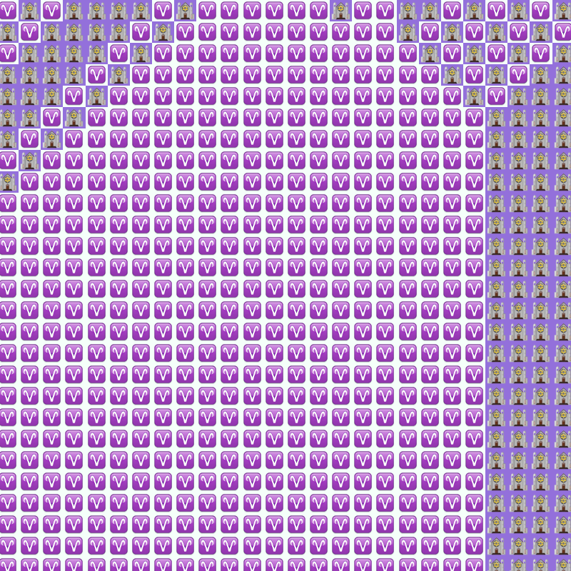 Elementary Cellular Emoji Automata #876 static token preview