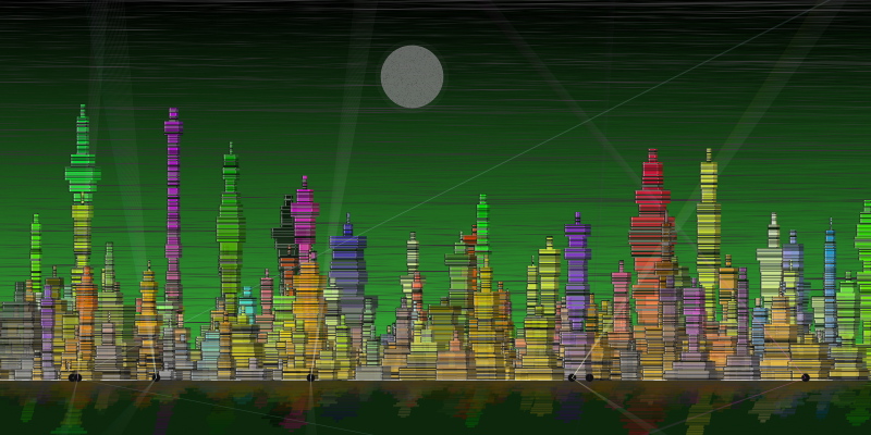 Fictional Cityscapes #3 static token preview
