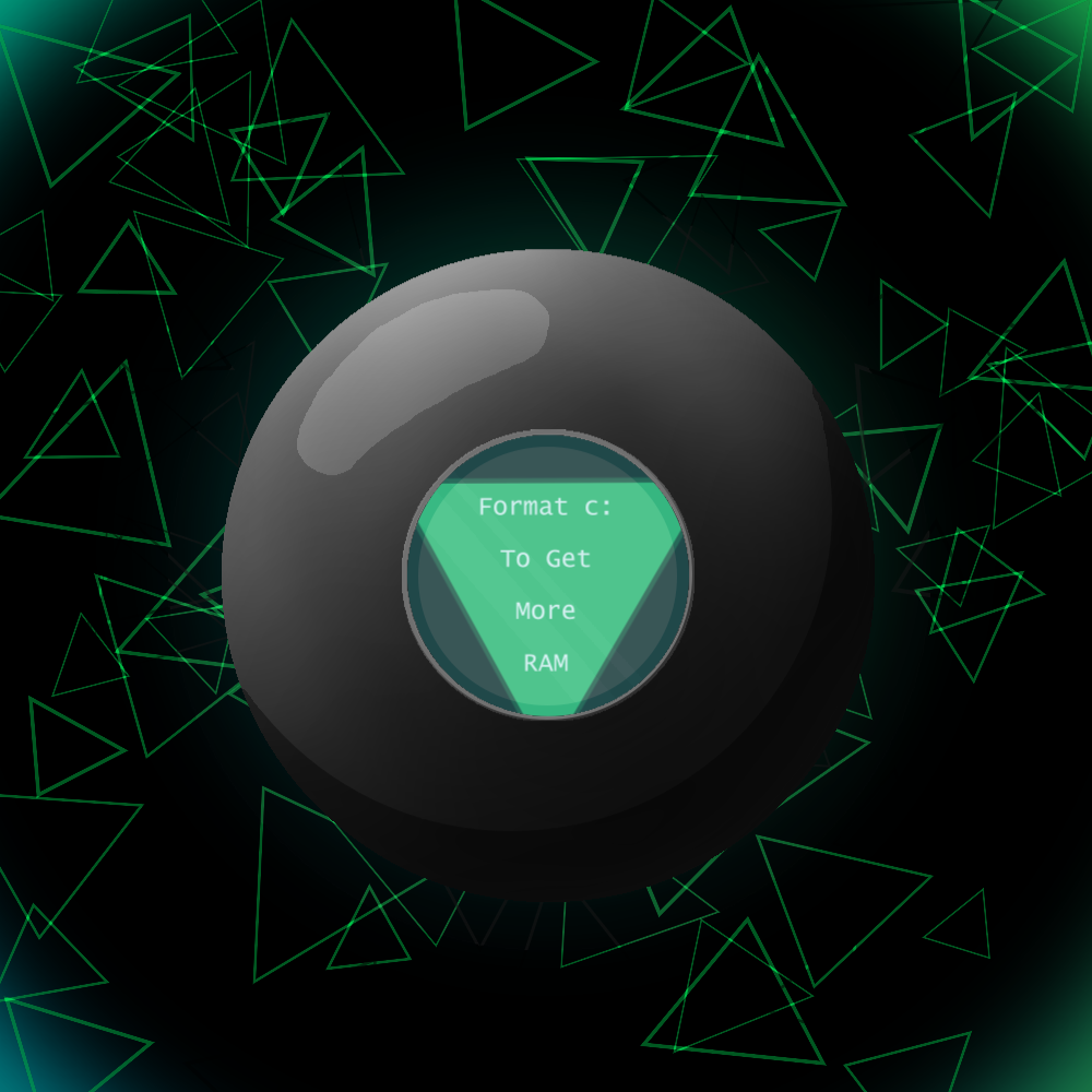 Malevolent 8 Ball #12 static token preview
