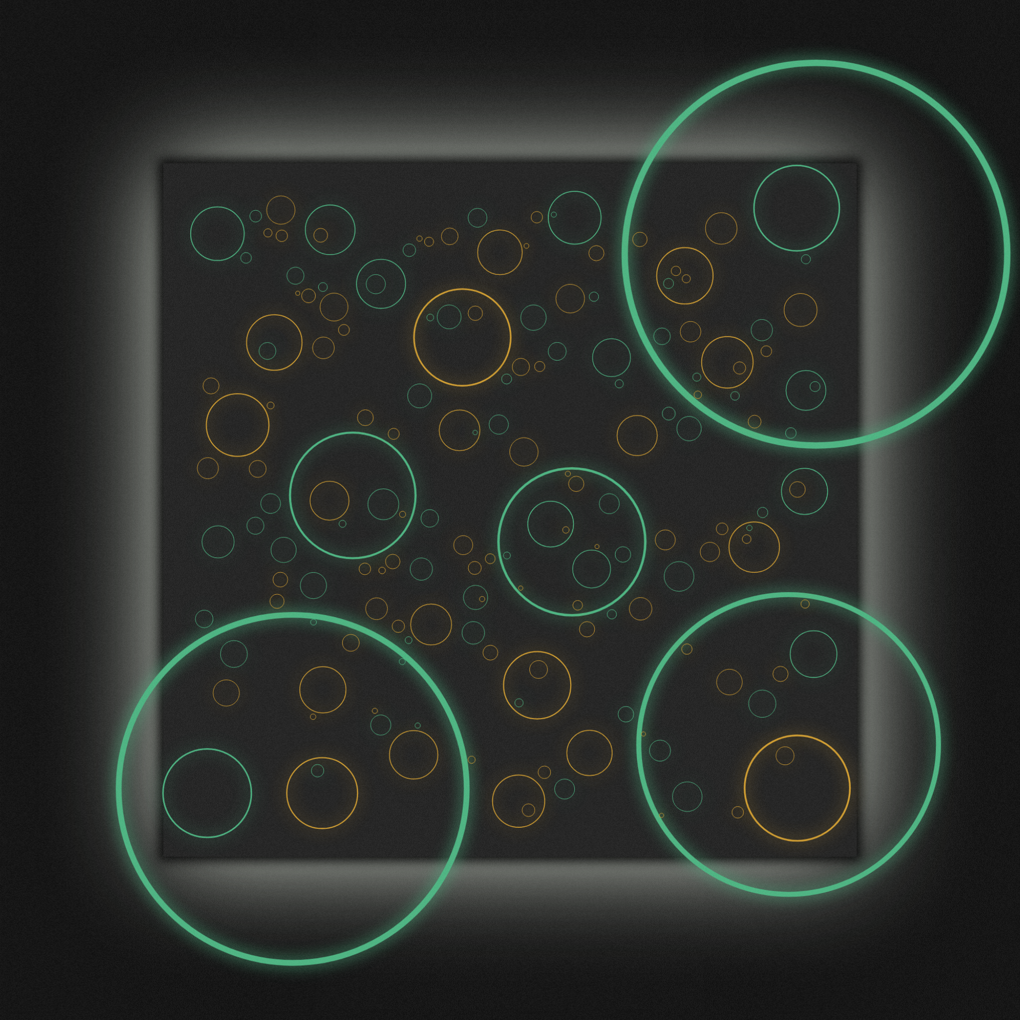 Nevercolliding Circles #18 static token preview
