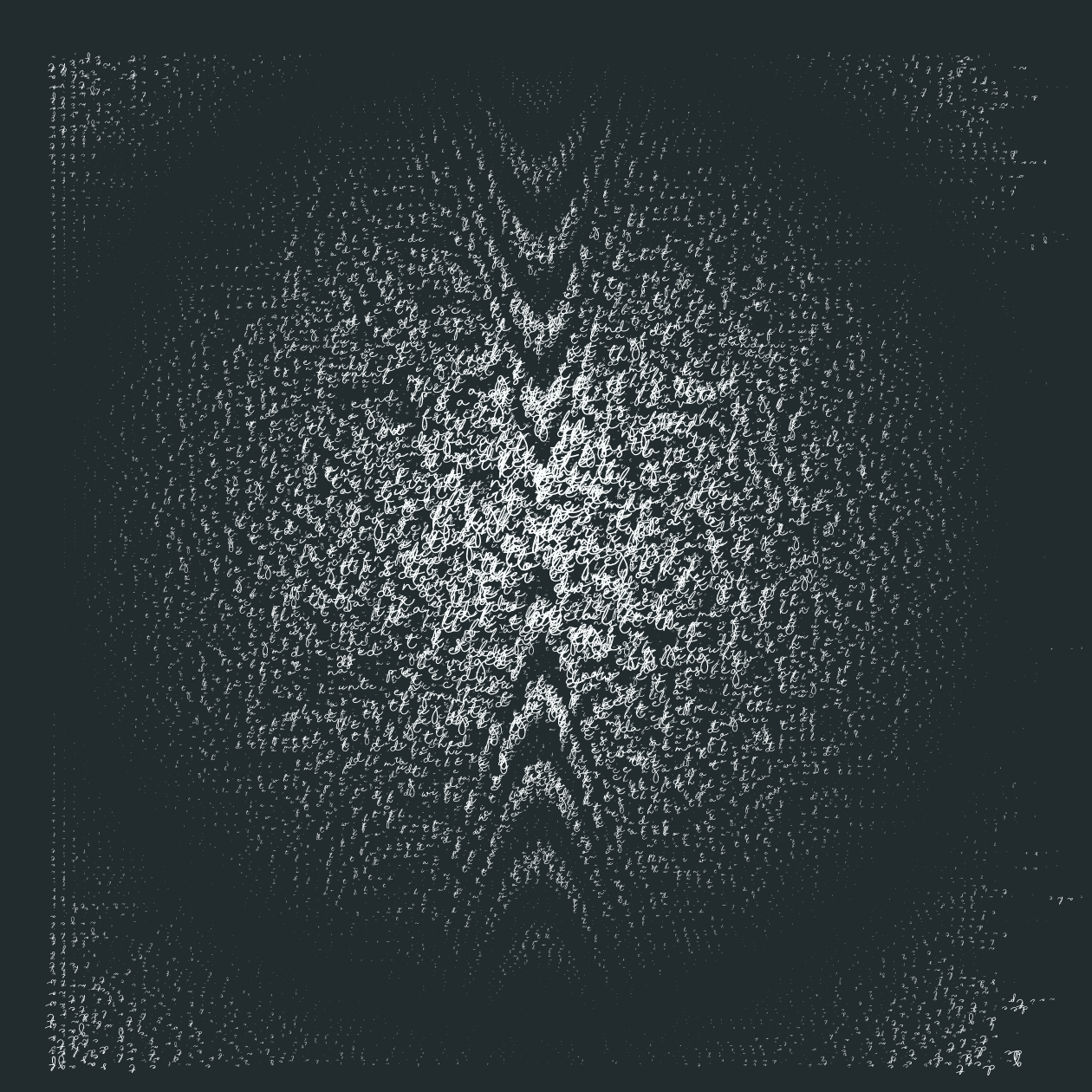 Asemic Writing 1o1 #18 static token preview
