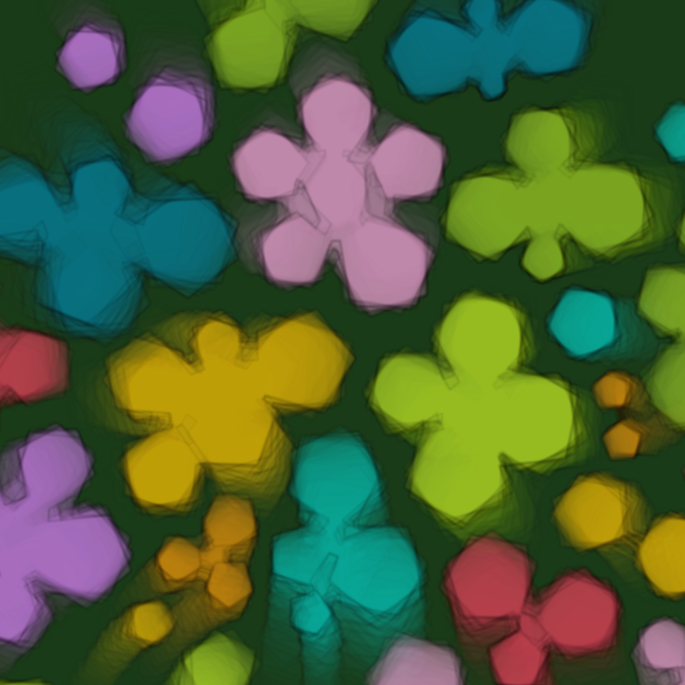 Colorful cartoon shapes(free edition) #24 static token preview