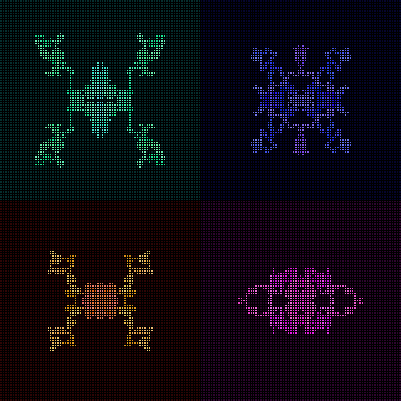 Dither Creatures 2x2 #8 static token preview