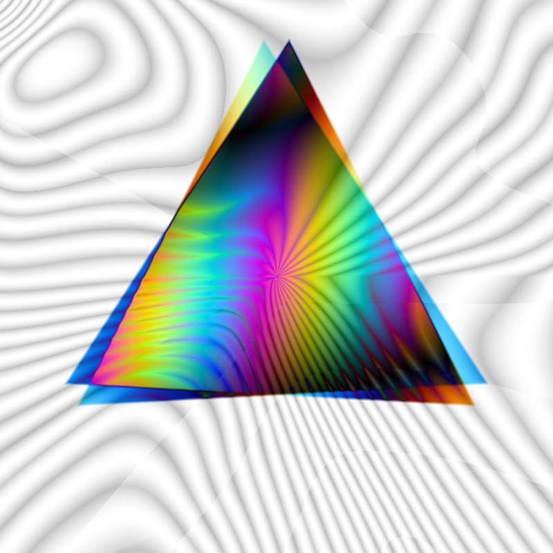 Colorful Triangles #1 static token preview