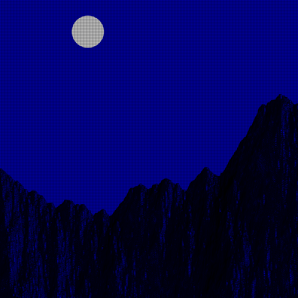 Classic generative landscape #14 static token preview