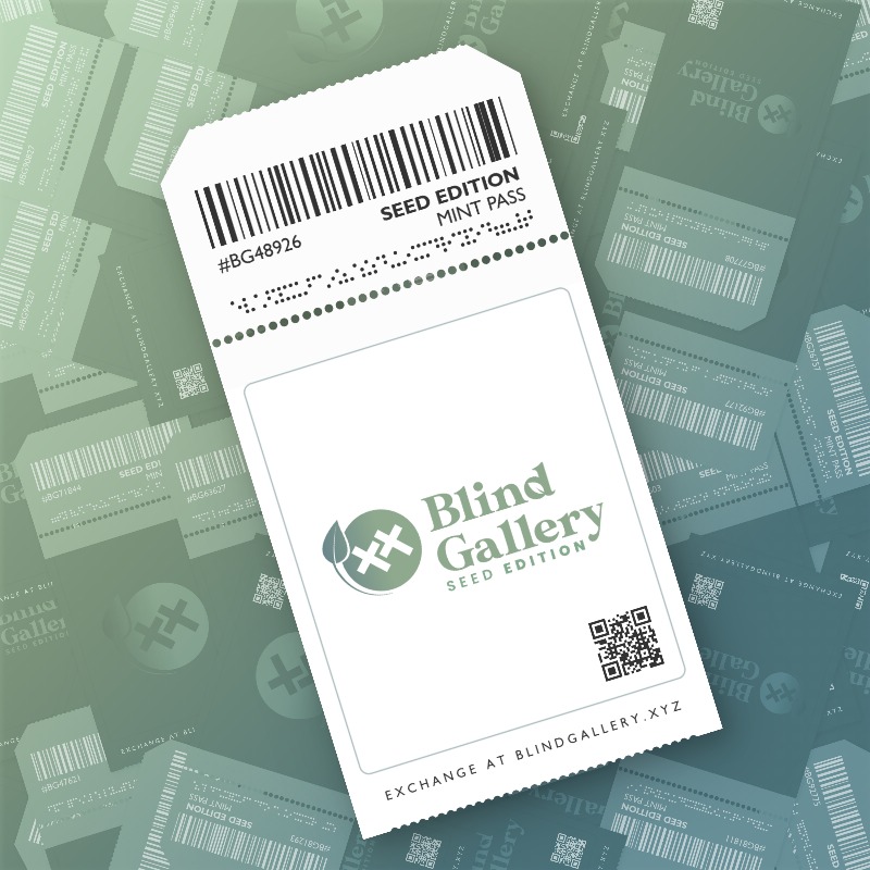 Blind Gallery Mint Pass (Seed Edition) #15 static token preview