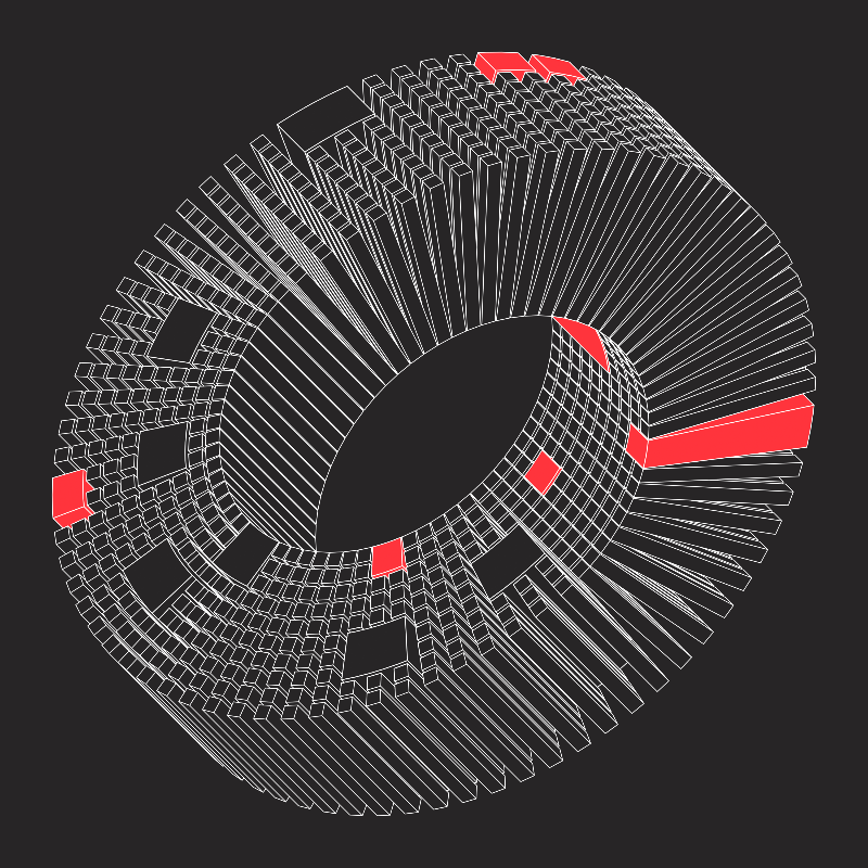 Ex Mobius (Neon Red) #22 static token preview