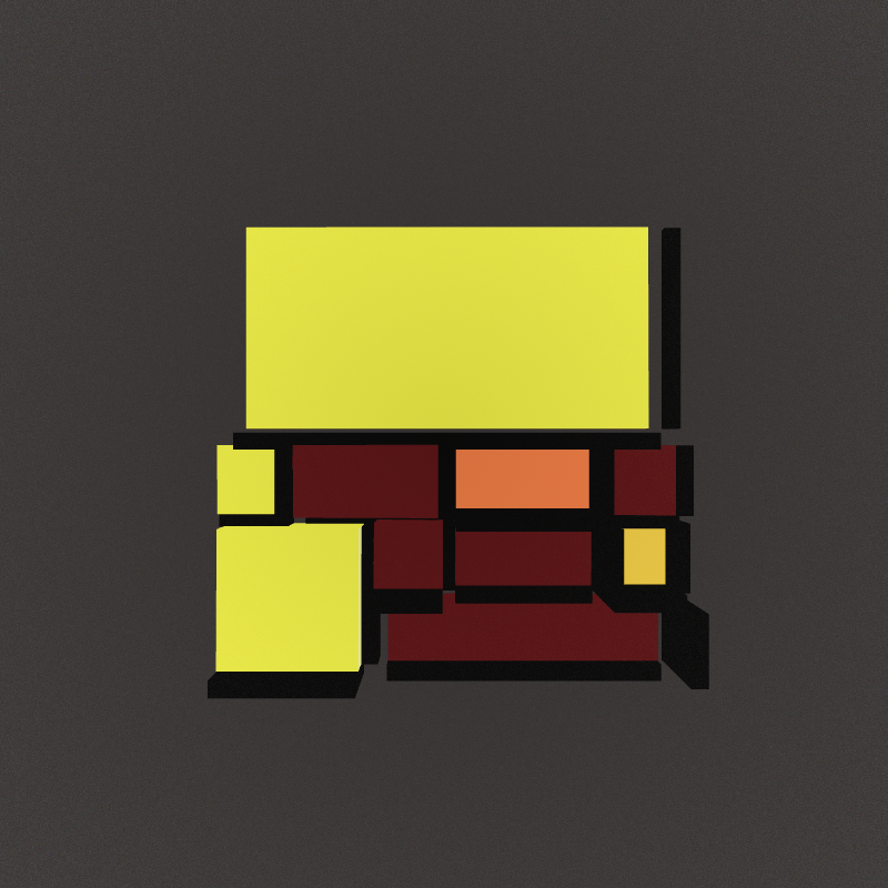 Mondrian3D #10 static token preview