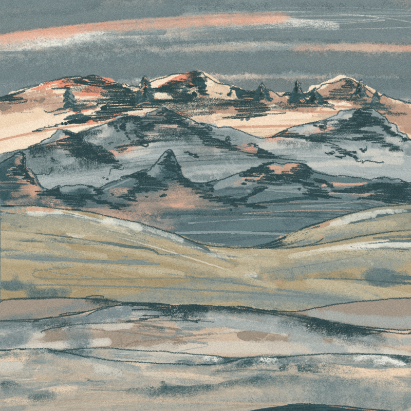 Postcard From The Mountains #11 static token preview