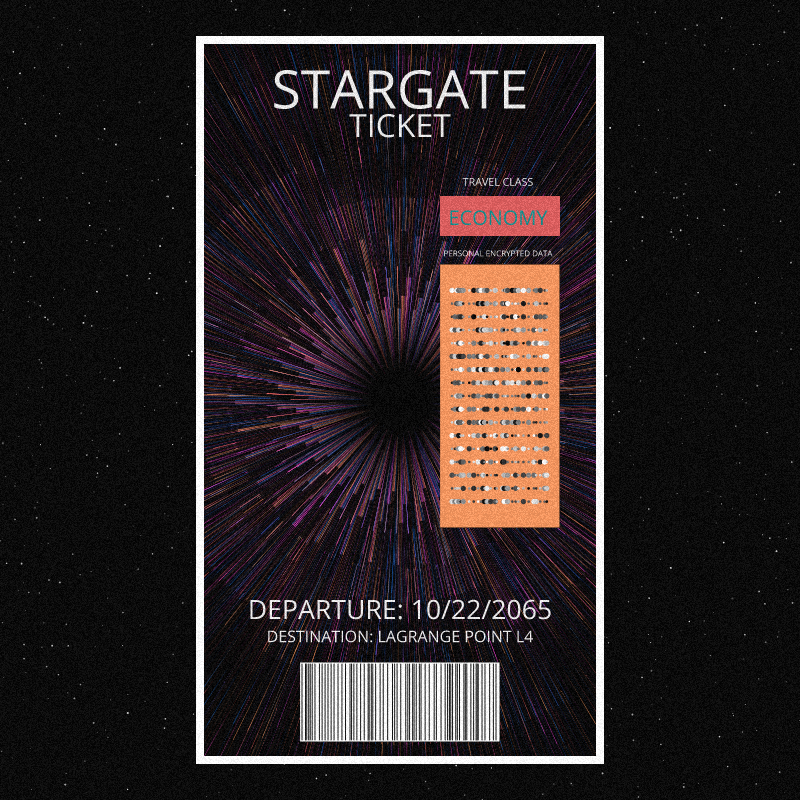 Stargate Ticket | Reboot #21 static token preview