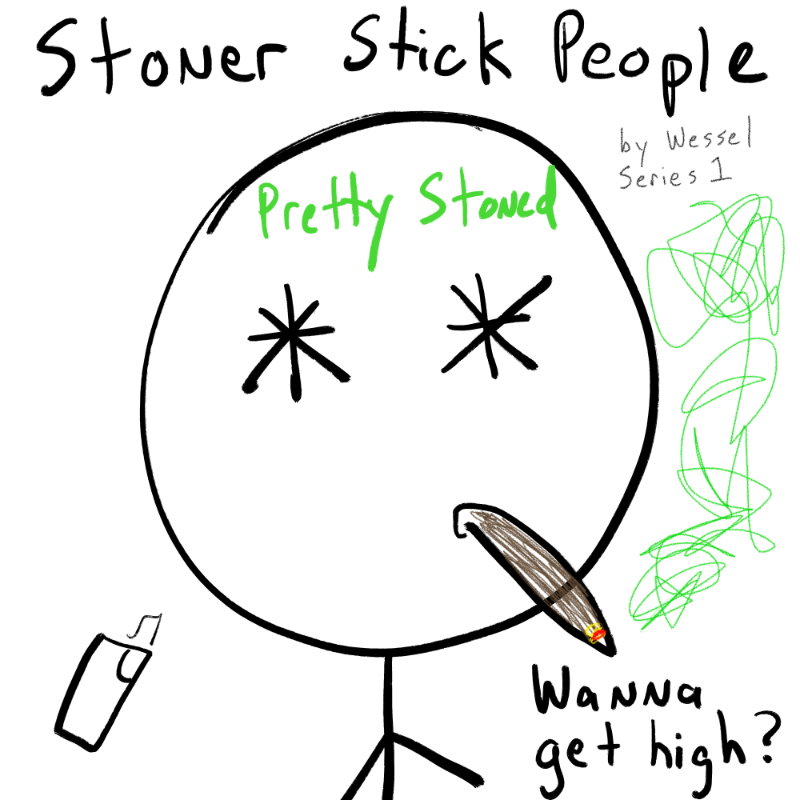 Stoner Stick People #205 static token preview