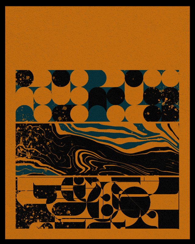 Bauhaus art #orange #20 static token preview