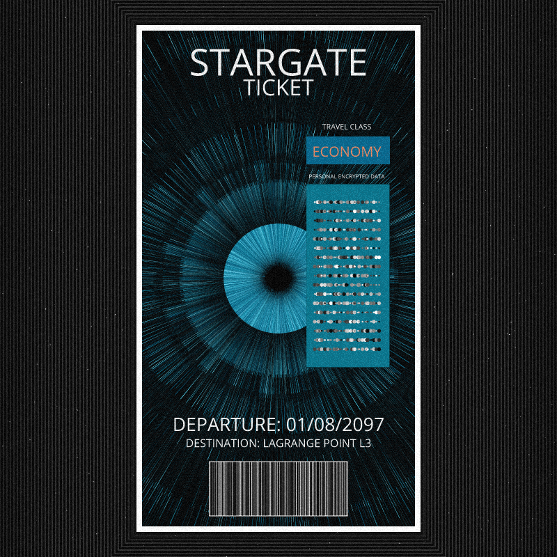 Stargate Ticket #5 static token preview