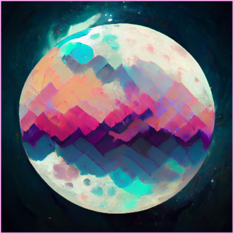 Moon Study #17 static token preview