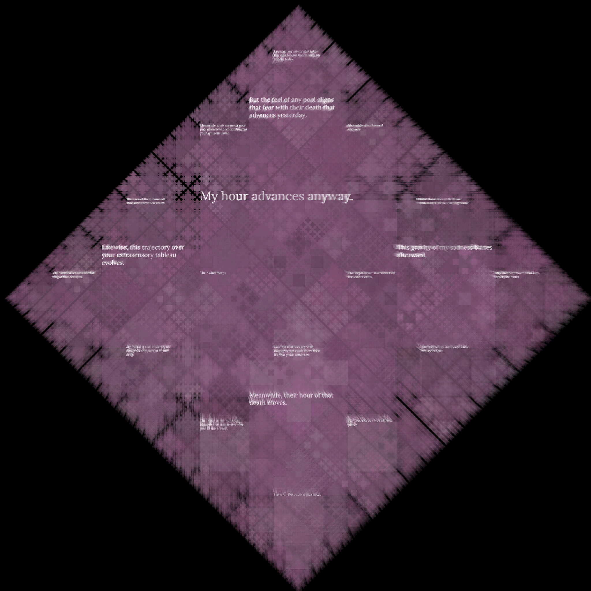 Diamond Fractal Fire #16 static token preview