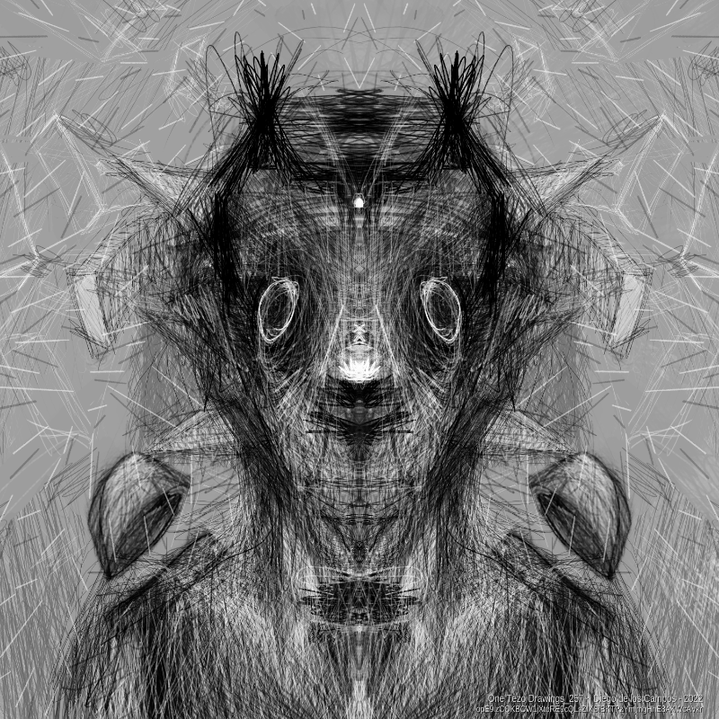 One Tezo Drawings_257+ #1 static token preview