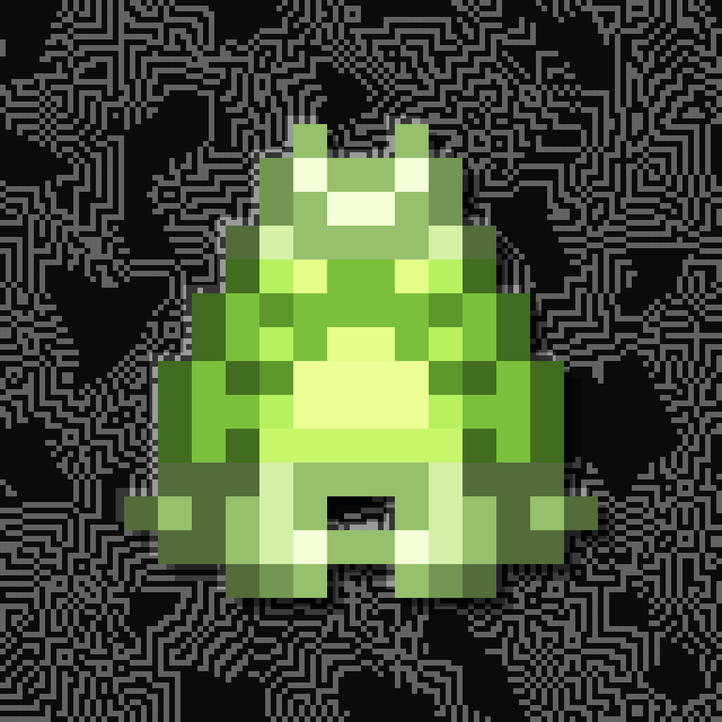 Pixel Spaceships Solos #7 static token preview