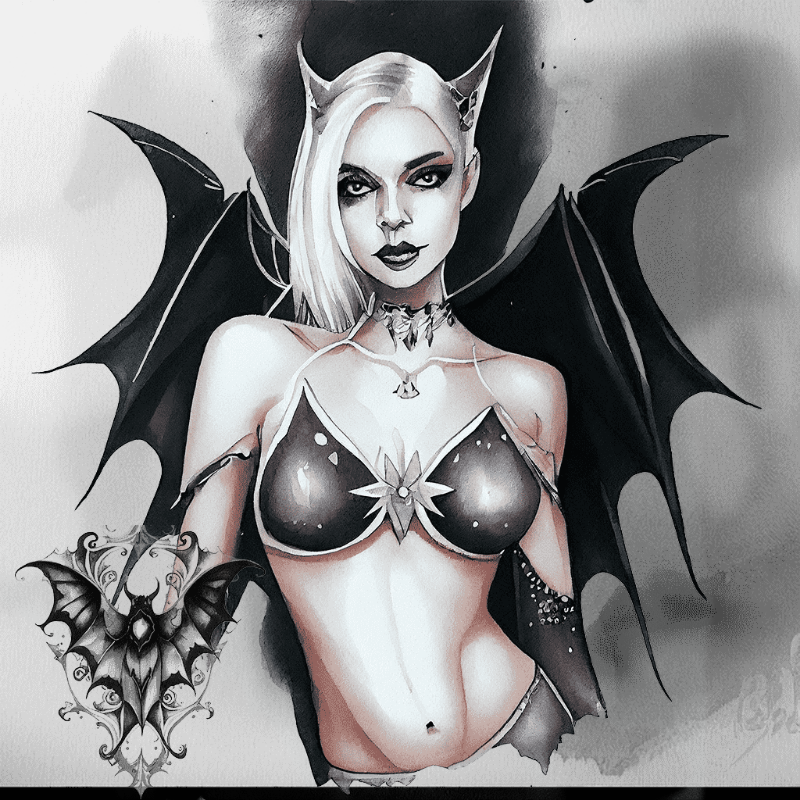 Bat Girl #6 static token preview