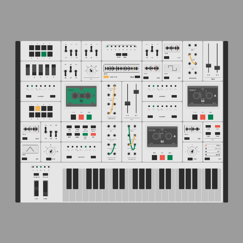 Modular synthesizer #3 static token preview