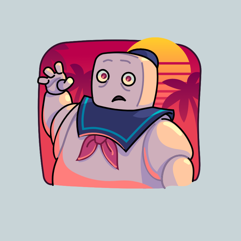 Stay Puft Marshmallow Man #23 static token preview