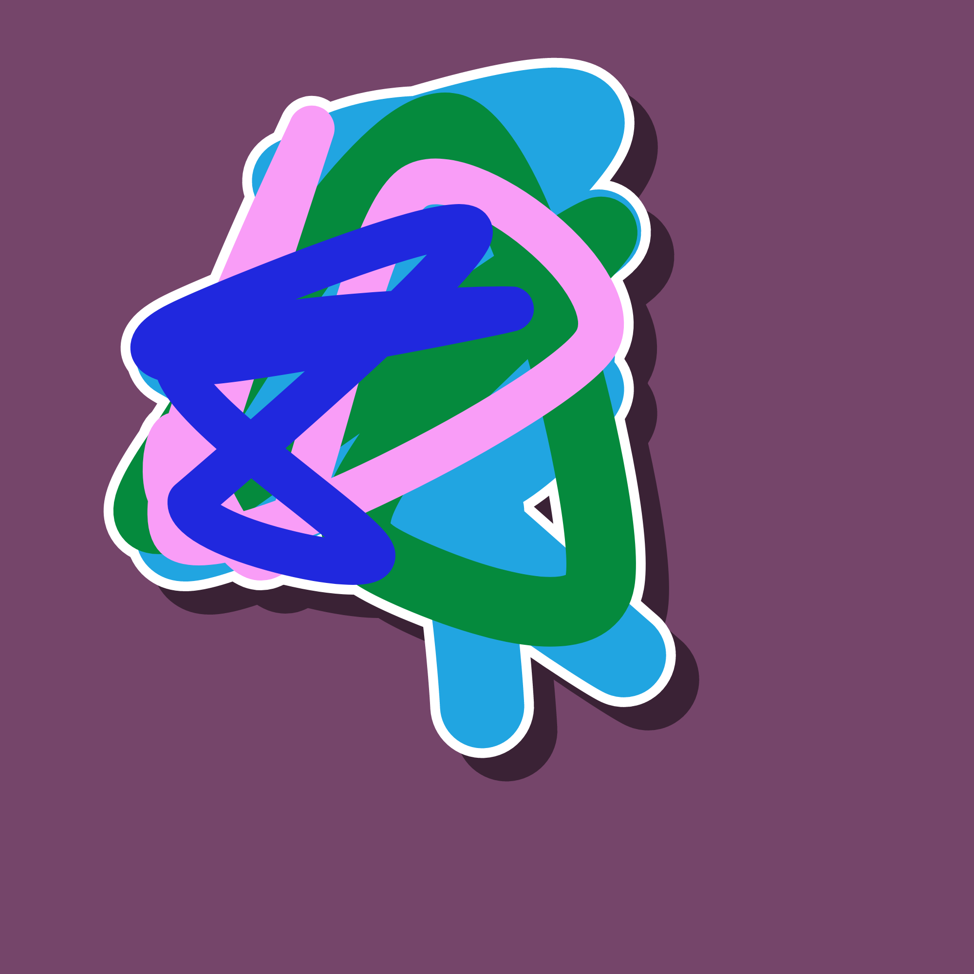 Generative Gestural Abstraction 1 #24 static token preview